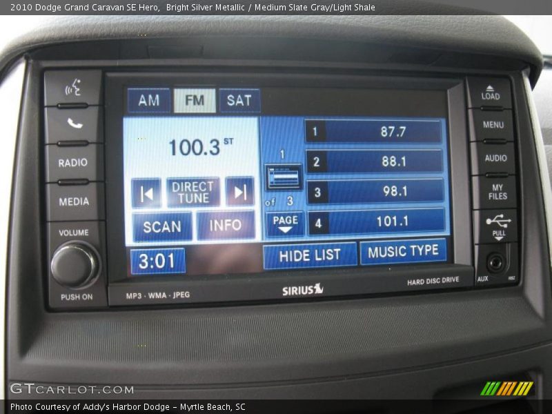 Bright Silver Metallic / Medium Slate Gray/Light Shale 2010 Dodge Grand Caravan SE Hero