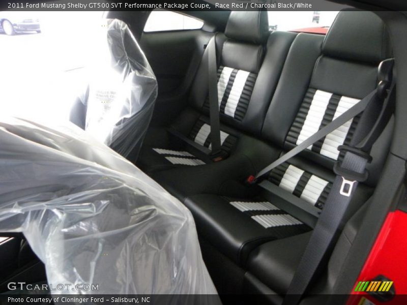 Race Red / Charcoal Black/White 2011 Ford Mustang Shelby GT500 SVT Performance Package Coupe