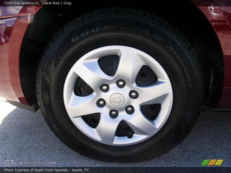 Claret Red / Gray 2006 Kia Sedona LX