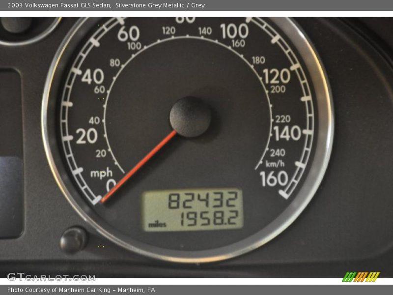 Silverstone Grey Metallic / Grey 2003 Volkswagen Passat GLS Sedan