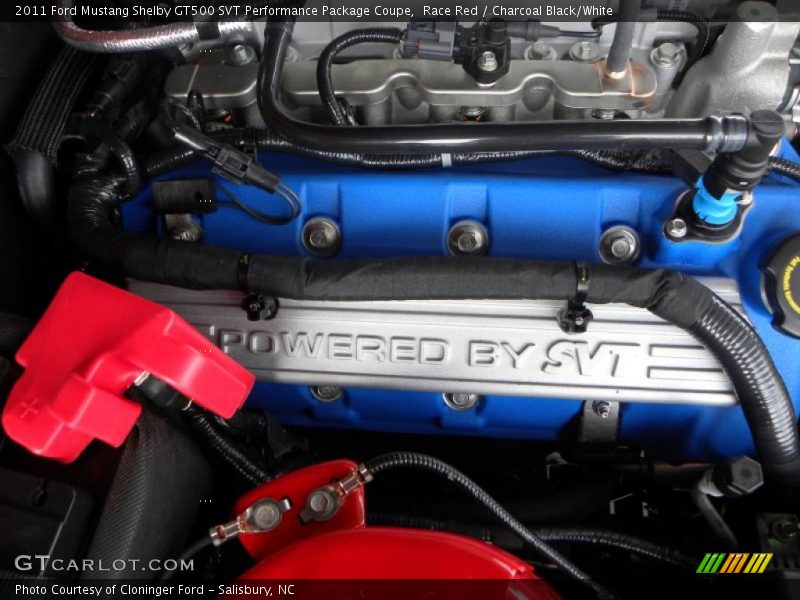Race Red / Charcoal Black/White 2011 Ford Mustang Shelby GT500 SVT Performance Package Coupe