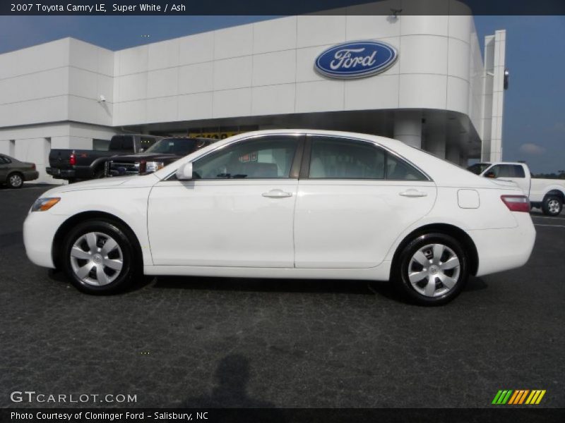 Super White / Ash 2007 Toyota Camry LE