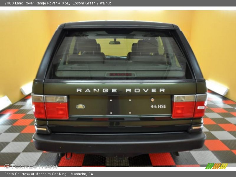 Epsom Green / Walnut 2000 Land Rover Range Rover 4.0 SE