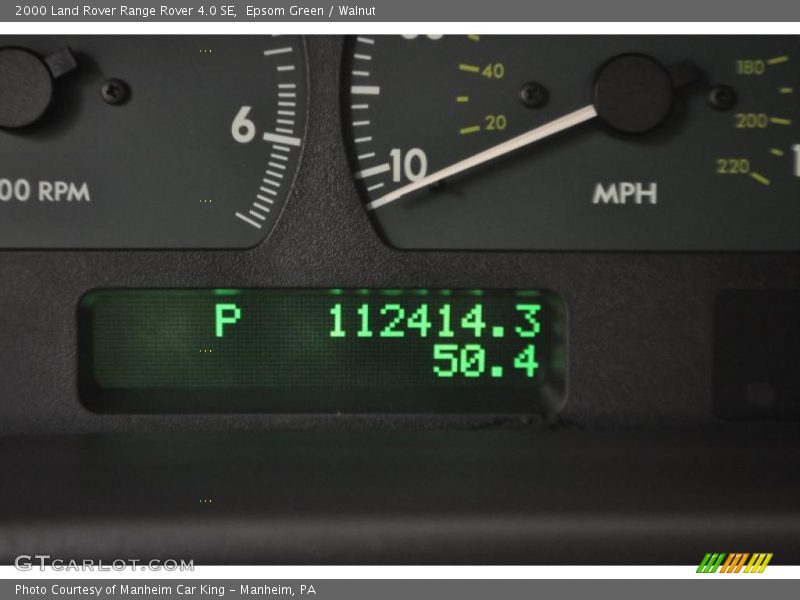 Epsom Green / Walnut 2000 Land Rover Range Rover 4.0 SE