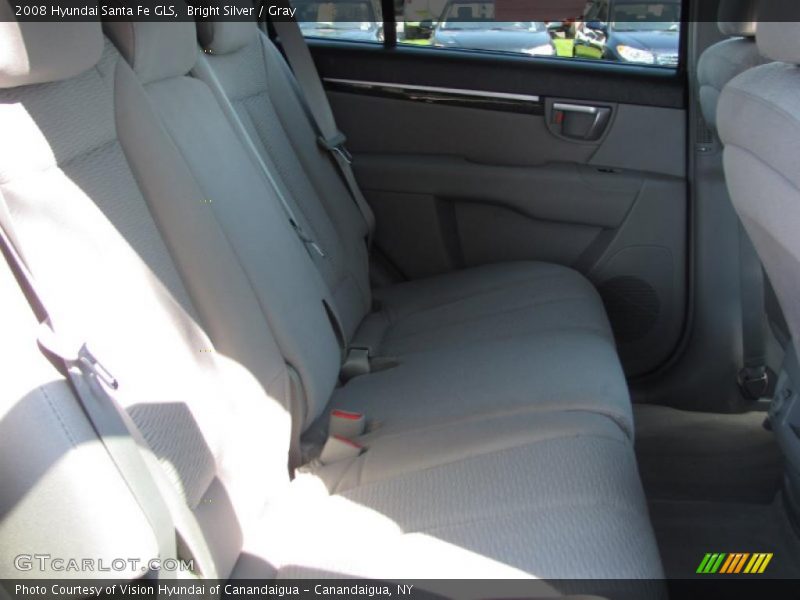 Bright Silver / Gray 2008 Hyundai Santa Fe GLS