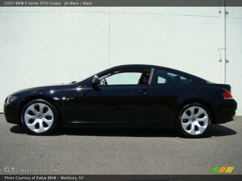 Jet Black / Black 2007 BMW 6 Series 650i Coupe