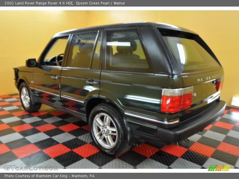 Epsom Green Pearl / Walnut 2002 Land Rover Range Rover 4.6 HSE