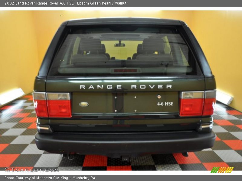 Epsom Green Pearl / Walnut 2002 Land Rover Range Rover 4.6 HSE