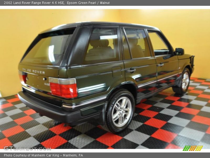 Epsom Green Pearl / Walnut 2002 Land Rover Range Rover 4.6 HSE