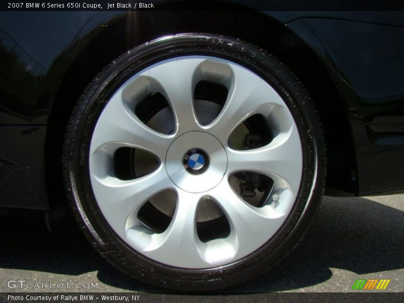Jet Black / Black 2007 BMW 6 Series 650i Coupe