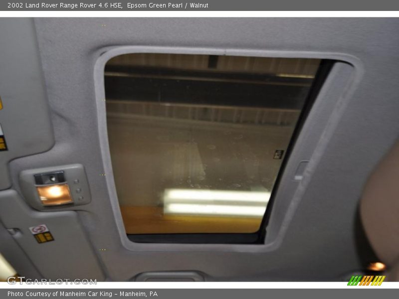 Epsom Green Pearl / Walnut 2002 Land Rover Range Rover 4.6 HSE