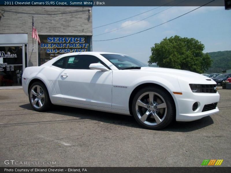 Summit White / Black 2011 Chevrolet Camaro SS/RS Coupe