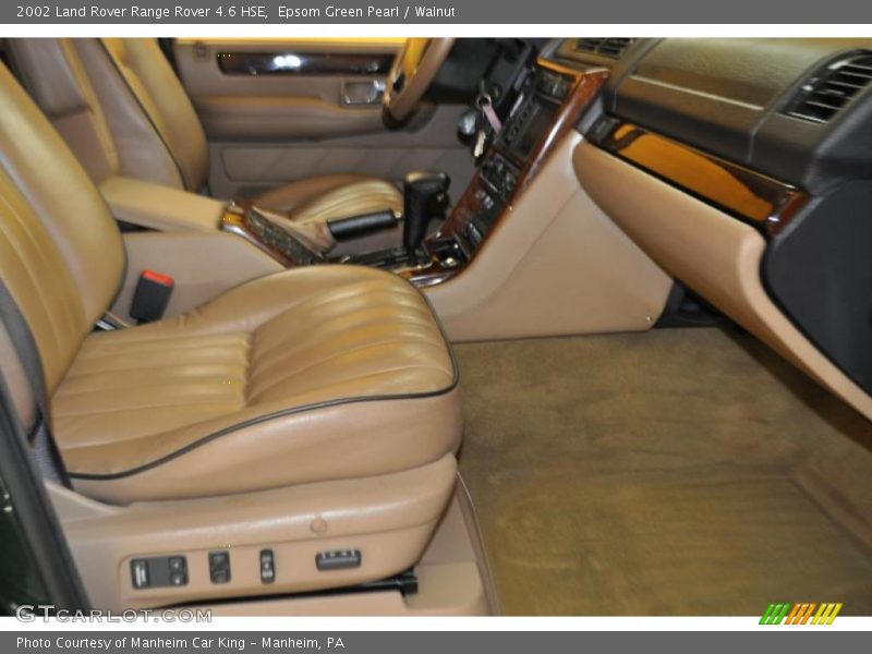 Epsom Green Pearl / Walnut 2002 Land Rover Range Rover 4.6 HSE