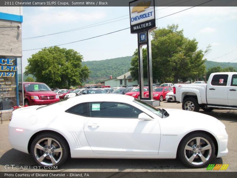 Summit White / Black 2011 Chevrolet Camaro SS/RS Coupe