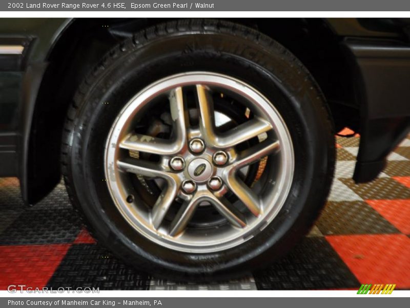 Epsom Green Pearl / Walnut 2002 Land Rover Range Rover 4.6 HSE