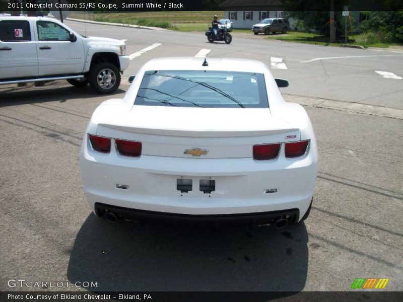 Summit White / Black 2011 Chevrolet Camaro SS/RS Coupe