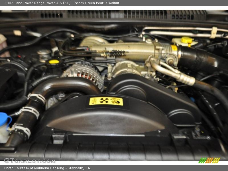 Epsom Green Pearl / Walnut 2002 Land Rover Range Rover 4.6 HSE