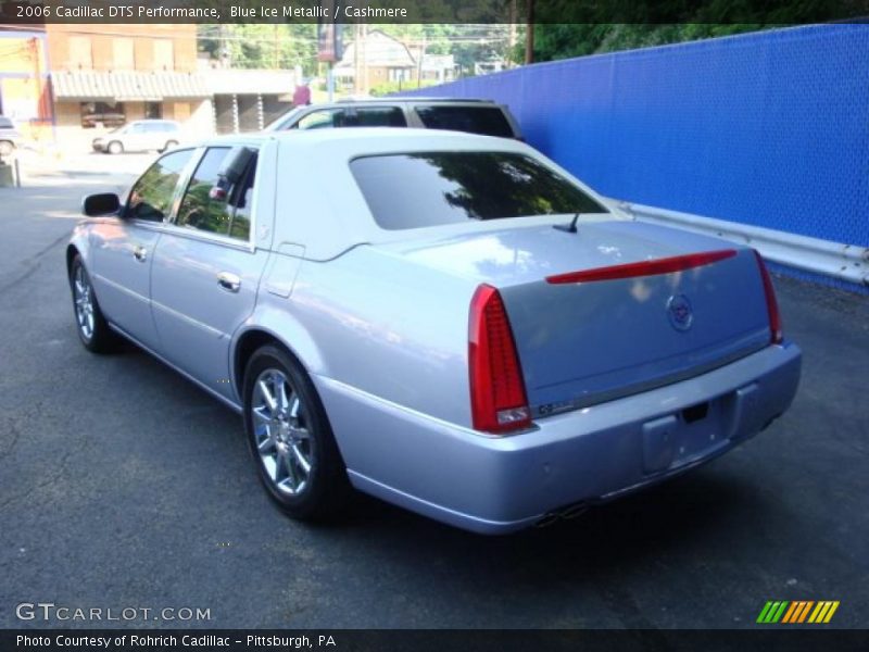 Blue Ice Metallic / Cashmere 2006 Cadillac DTS Performance