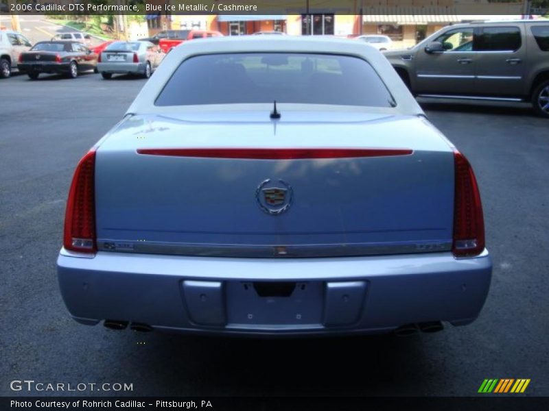 Blue Ice Metallic / Cashmere 2006 Cadillac DTS Performance