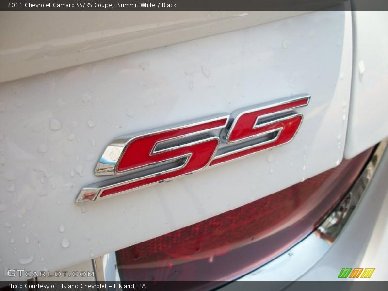 Summit White / Black 2011 Chevrolet Camaro SS/RS Coupe