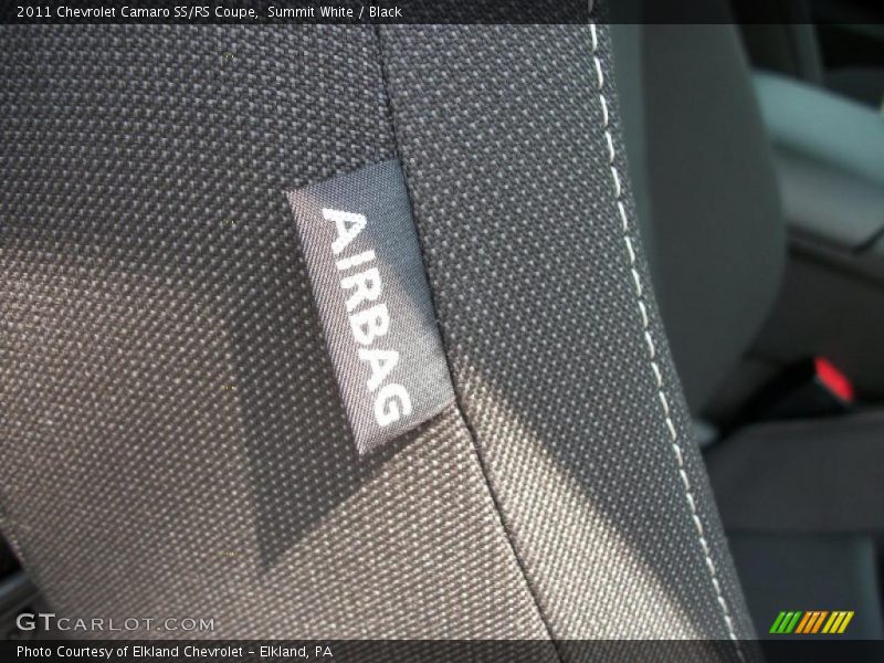 Summit White / Black 2011 Chevrolet Camaro SS/RS Coupe