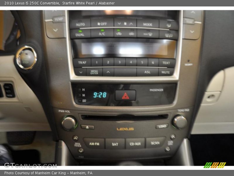Starfire White Pearl / Alabaster 2010 Lexus IS 250C Convertible