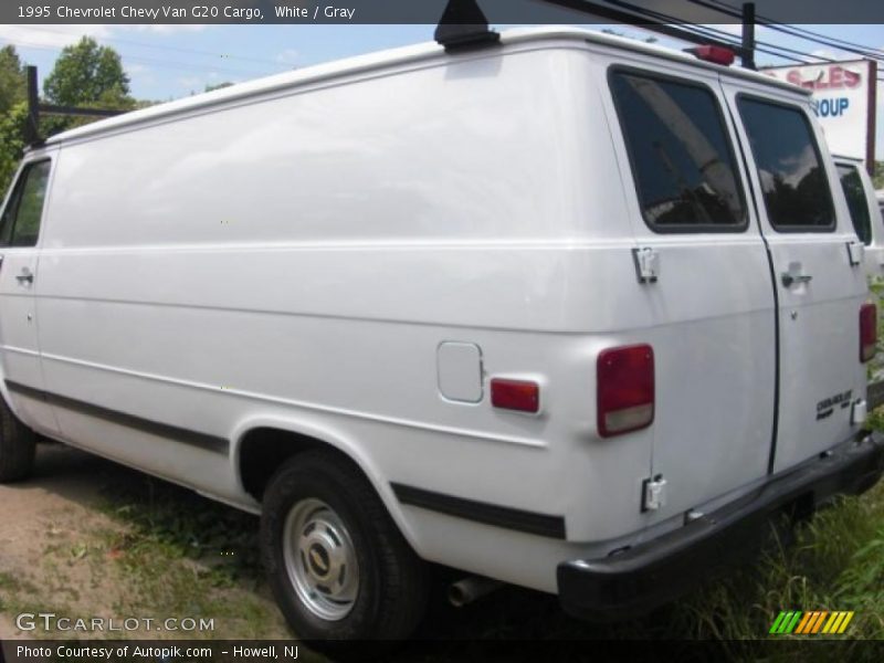 White / Gray 1995 Chevrolet Chevy Van G20 Cargo