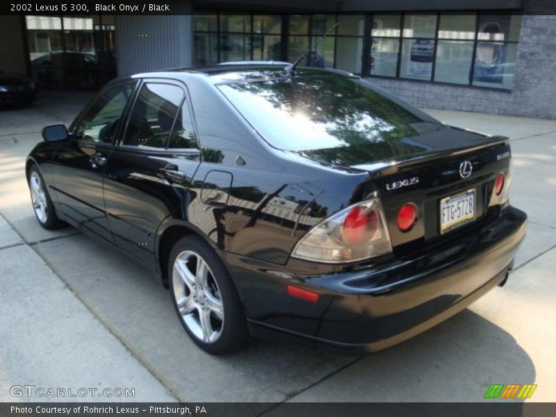 Black Onyx / Black 2002 Lexus IS 300
