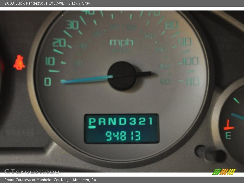 Black / Gray 2003 Buick Rendezvous CXL AWD