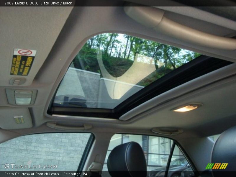 Black Onyx / Black 2002 Lexus IS 300