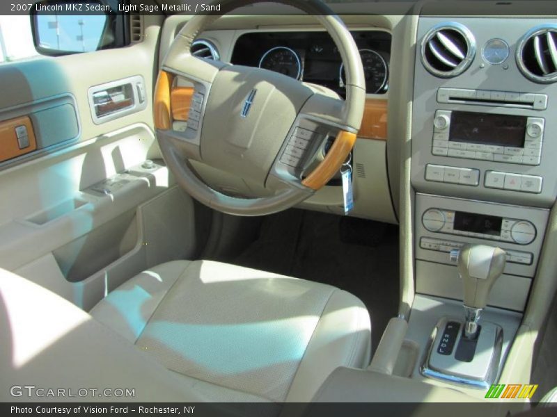 Light Sage Metallic / Sand 2007 Lincoln MKZ Sedan