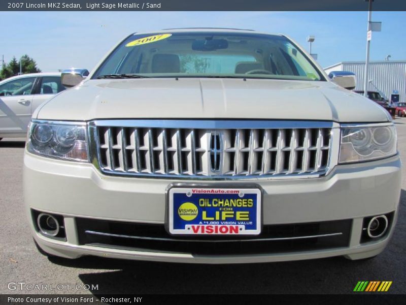 Light Sage Metallic / Sand 2007 Lincoln MKZ Sedan