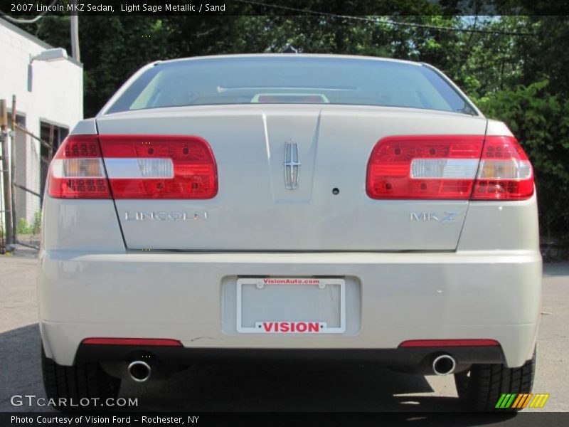 Light Sage Metallic / Sand 2007 Lincoln MKZ Sedan