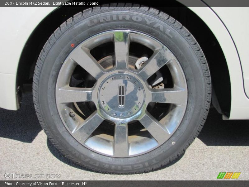 Light Sage Metallic / Sand 2007 Lincoln MKZ Sedan