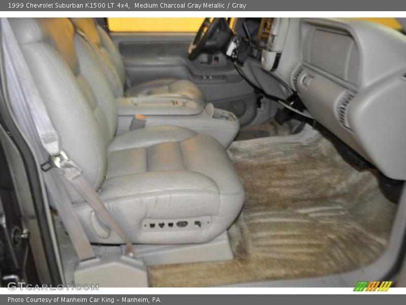 Medium Charcoal Gray Metallic / Gray 1999 Chevrolet Suburban K1500 LT 4x4