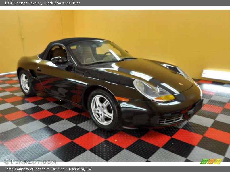 Black / Savanna Beige 1998 Porsche Boxster