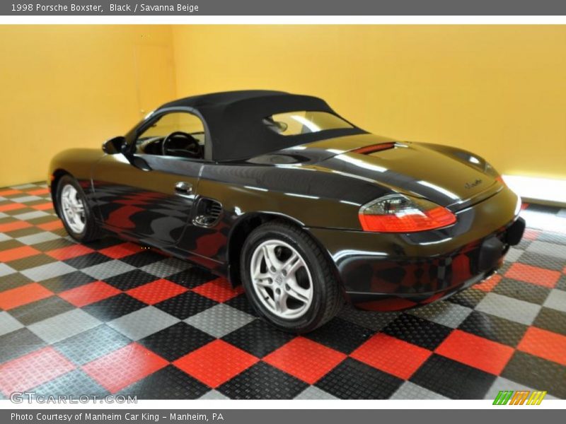 Black / Savanna Beige 1998 Porsche Boxster