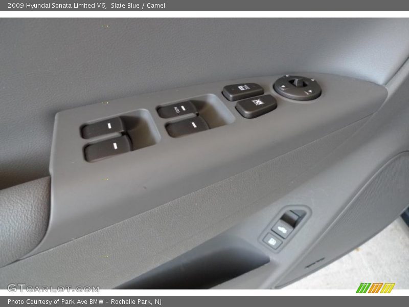 Slate Blue / Camel 2009 Hyundai Sonata Limited V6