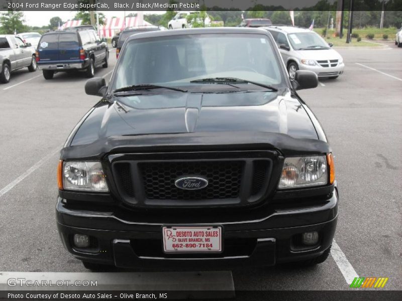 Black / Black/Medium Pebble 2004 Ford Ranger Edge SuperCab