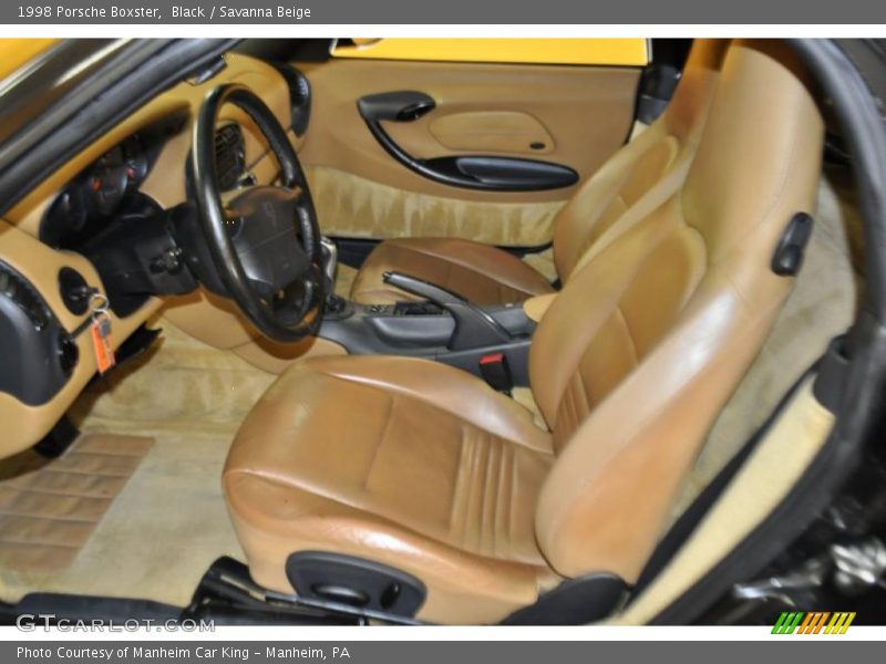 Black / Savanna Beige 1998 Porsche Boxster