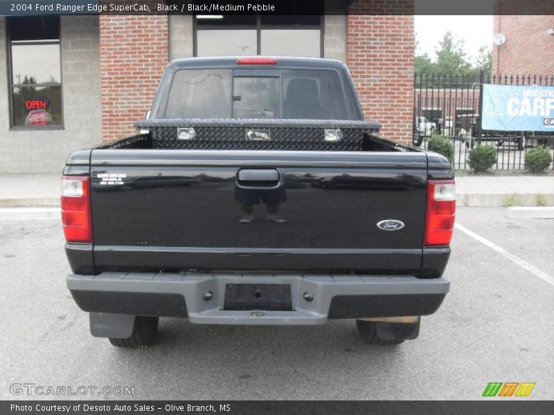 Black / Black/Medium Pebble 2004 Ford Ranger Edge SuperCab