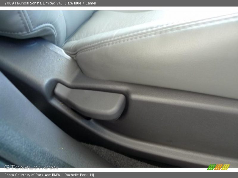 Slate Blue / Camel 2009 Hyundai Sonata Limited V6