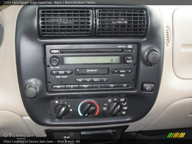 Black / Black/Medium Pebble 2004 Ford Ranger Edge SuperCab