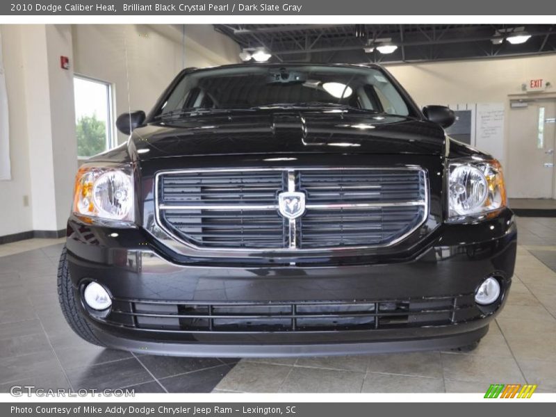 Brilliant Black Crystal Pearl / Dark Slate Gray 2010 Dodge Caliber Heat