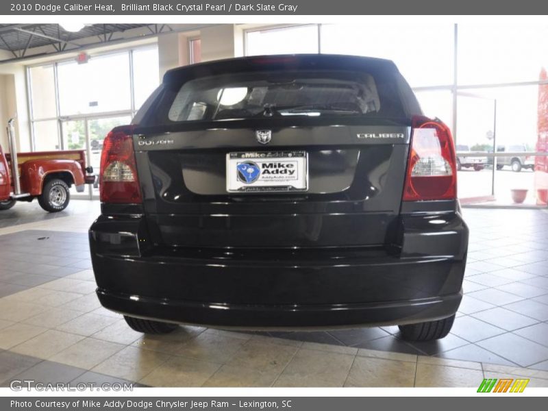 Brilliant Black Crystal Pearl / Dark Slate Gray 2010 Dodge Caliber Heat