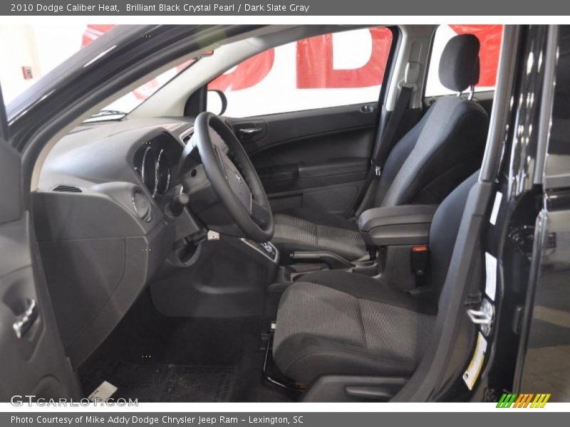 Brilliant Black Crystal Pearl / Dark Slate Gray 2010 Dodge Caliber Heat