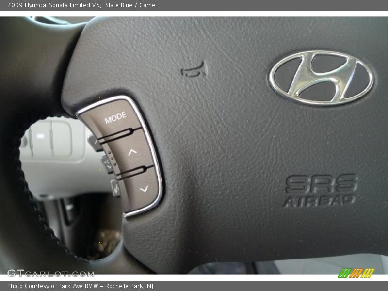 Slate Blue / Camel 2009 Hyundai Sonata Limited V6
