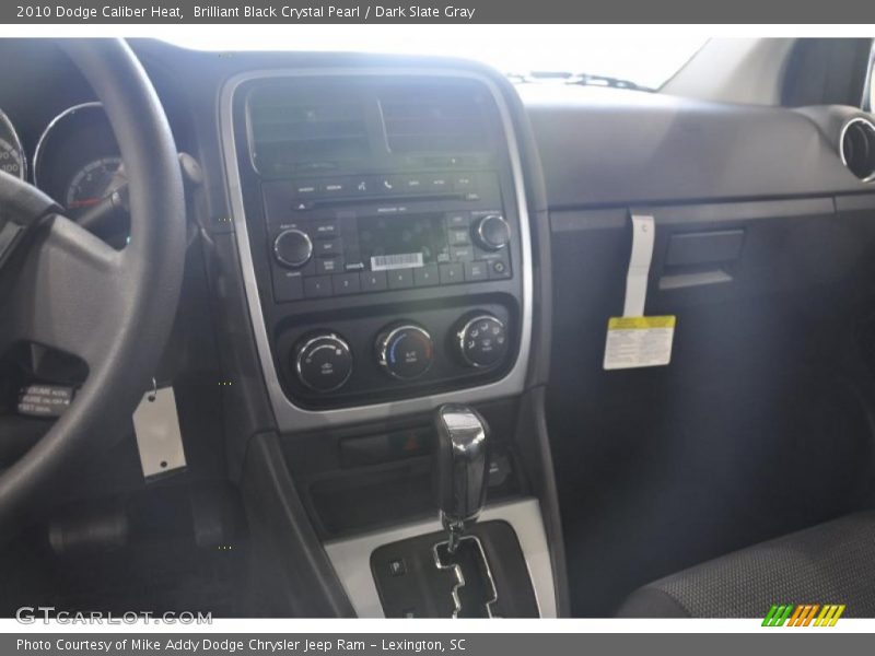 Brilliant Black Crystal Pearl / Dark Slate Gray 2010 Dodge Caliber Heat