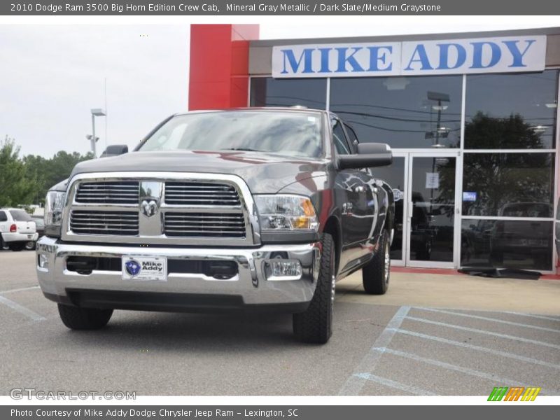 Mineral Gray Metallic / Dark Slate/Medium Graystone 2010 Dodge Ram 3500 Big Horn Edition Crew Cab