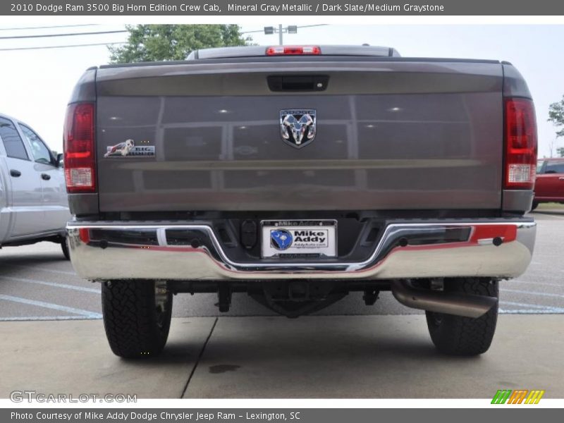 Mineral Gray Metallic / Dark Slate/Medium Graystone 2010 Dodge Ram 3500 Big Horn Edition Crew Cab